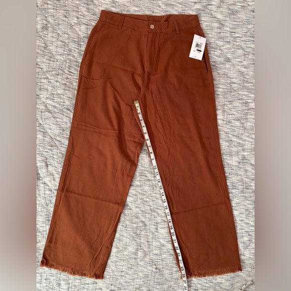 Hurley High Rise Straight Leg Cropped Pants Sz Medium NWT | Hurley Women Pants - - Picture 6 of 11